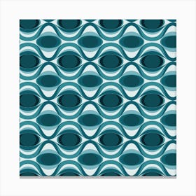 Modern Retro Pattern 32 Canvas Print