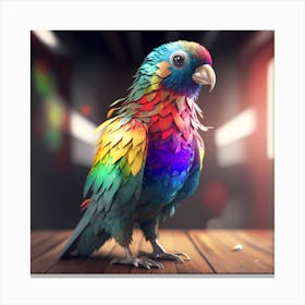 Colorful Parrot 9 Canvas Print