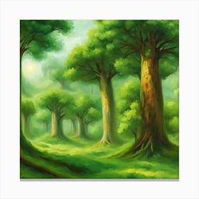 Fantasy Forest Canvas Print