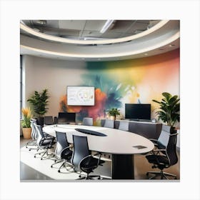 Conference Room Canvas Print