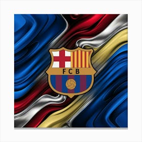 FC Barcelona Logo Wall Art 48 Canvas Print