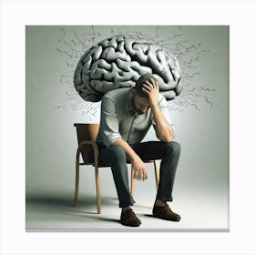 Overthinking Canvas Print