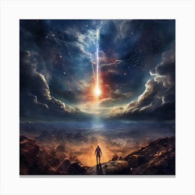 Mankind Breaking Through The Firmament #1 -Juangisme Canvas Print