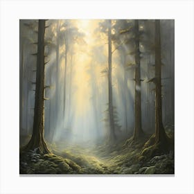 Forest Path Canvas Print