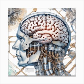 Brain Of The Future 3 Canvas Print