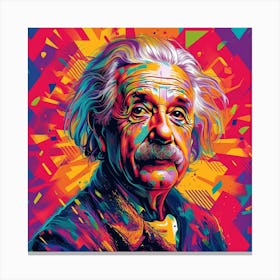 Albert Einstein 8 Canvas Print