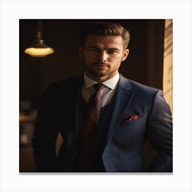 Man In A Suit 1 Canvas Print