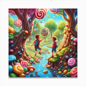 Lollipops Canvas Print