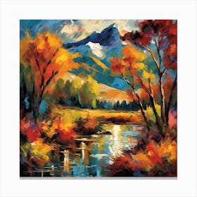 Autumn In The Mountains 1 Canvas Print