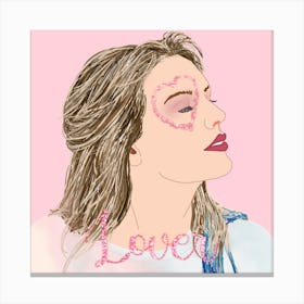Lover Taylor Swift Canvas Print