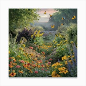 Butterfly Garden Canvas Print