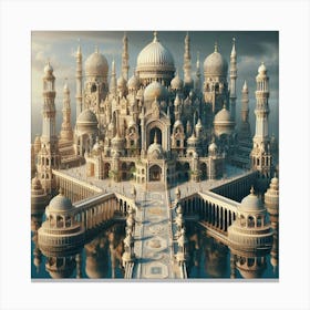 Islamic City Canvas Print