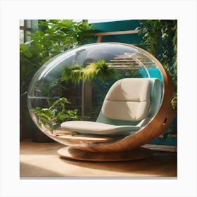 Glass Chair Canvas Print