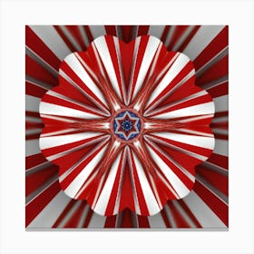 Red White And Blue 1 Canvas Print