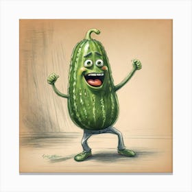 Pickle 8 Canvas Print