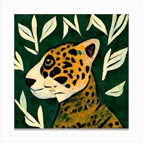 Tiger In Profile Canvas Print