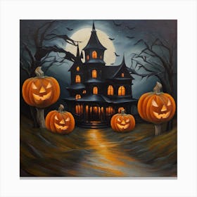 Haunted House 5 Canvas Print