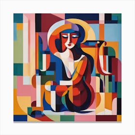 Abstract Woman Canvas Print