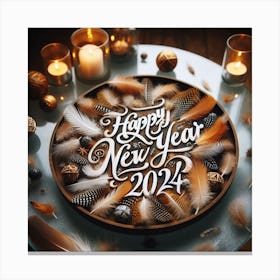 Happy New Year Canvas Print