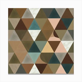 Abstract Triangles 10 Canvas Print