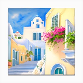 Santorini Canvas Print