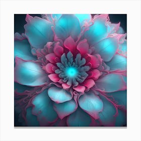 Blue Flower 6 Canvas Print