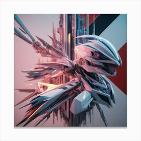 Futuristic Spaceship 1 Canvas Print