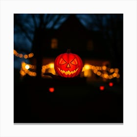 Halloween Pumpkin Canvas Print