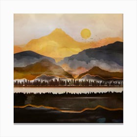 Pure Wilderness At Dusk Canvas Print