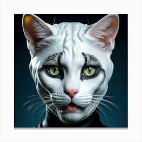 Cat'S Face Canvas Print