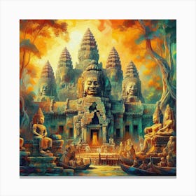 Angkor Temple 1 Canvas Print