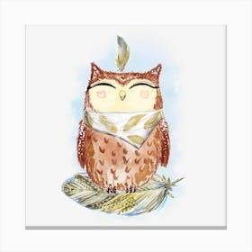 Cute Owl 1 Canvas Print