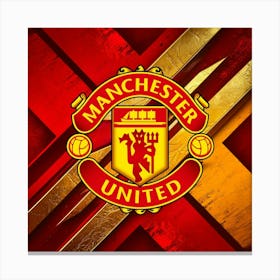 Manchester United F.C. Logo Wall Art 9 Canvas Print