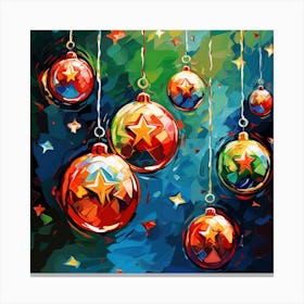 Christmas Ornaments 4 Canvas Print