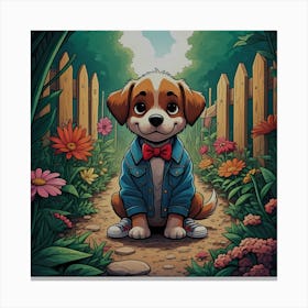 Cutesy Dog Canvas Print