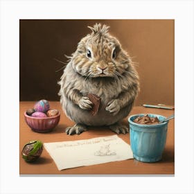 Easter Bunny 11 Canvas Print