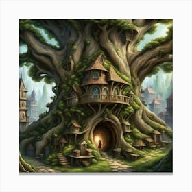 Tree House 1 Canvas Print