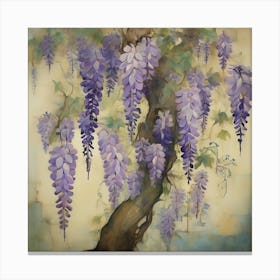 Wisteria tree 1 Canvas Print