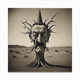 D tree Holloween Canvas Print