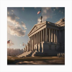 United States Capitol Canvas Print