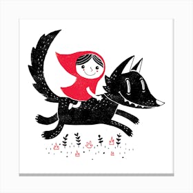 Red Riding Canvas Print