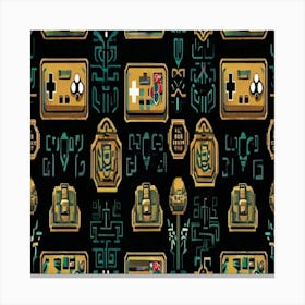 Nintendo Consoles Canvas Print