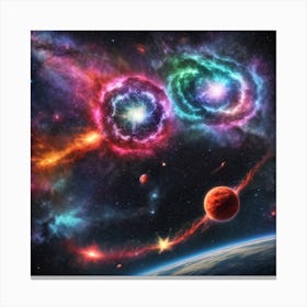 Cosmic Landscape  Canvas Print