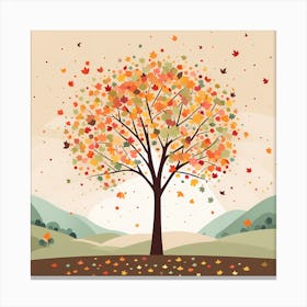 Seasons of Blossom 7 VECTOR ART Canvas Print