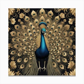 Peacock 2 Canvas Print