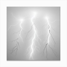 Lightning Bolts Canvas Print