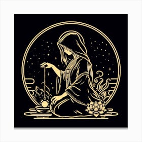 Tarot Card Canvas Print