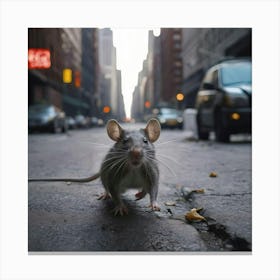 NYC RAT Canvas Print