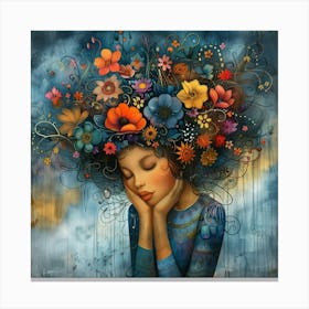 Dreaming Of Flowers Canvas Print
