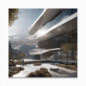 Futuristic Architecture 27 Canvas Print